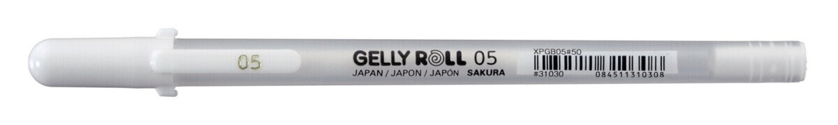 Sakura Basic White Gelly Roll 05 - klasická bílá gelovka 0,5 mm