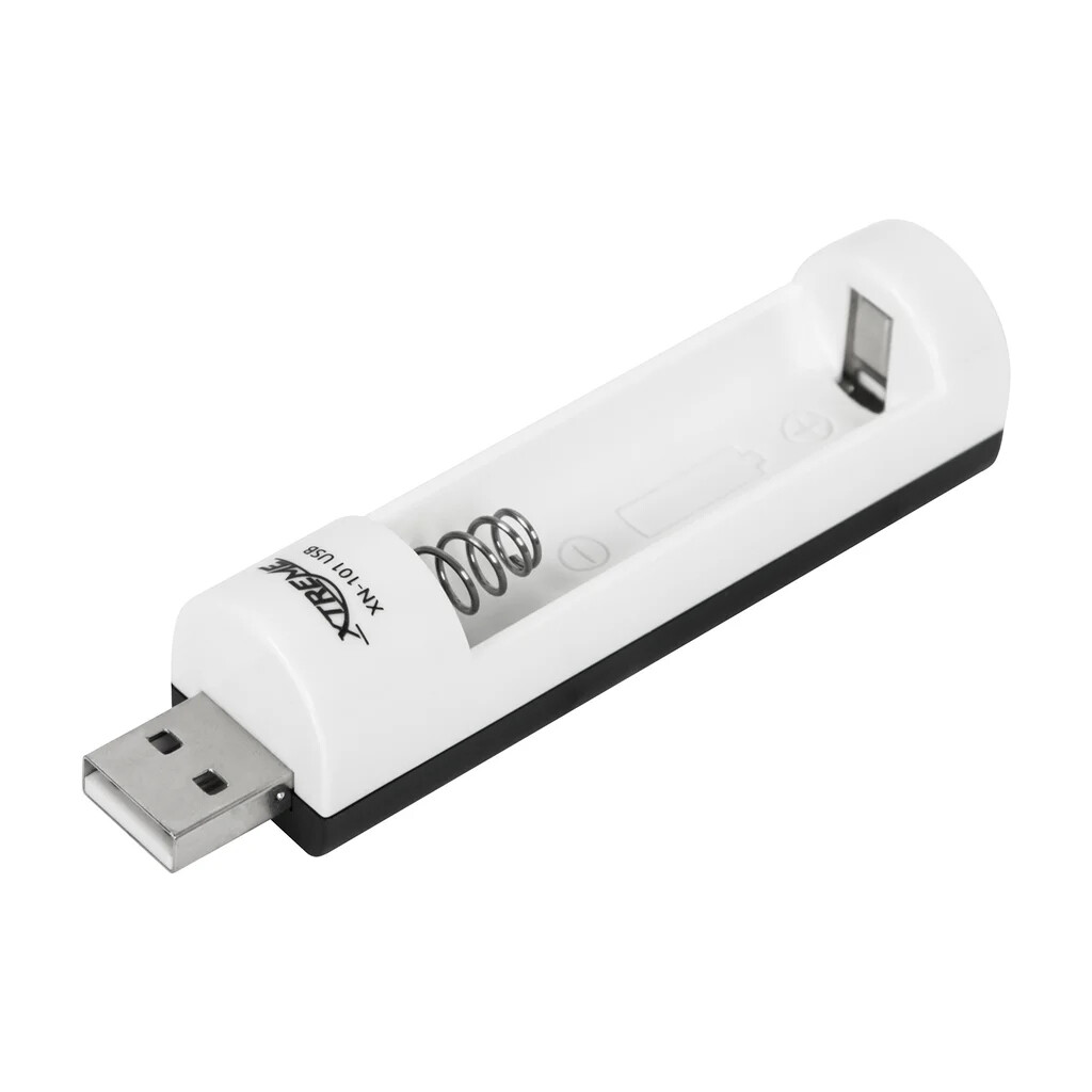 Nabíječka do USB Xtreme XN-101 AA/AAA - bílá