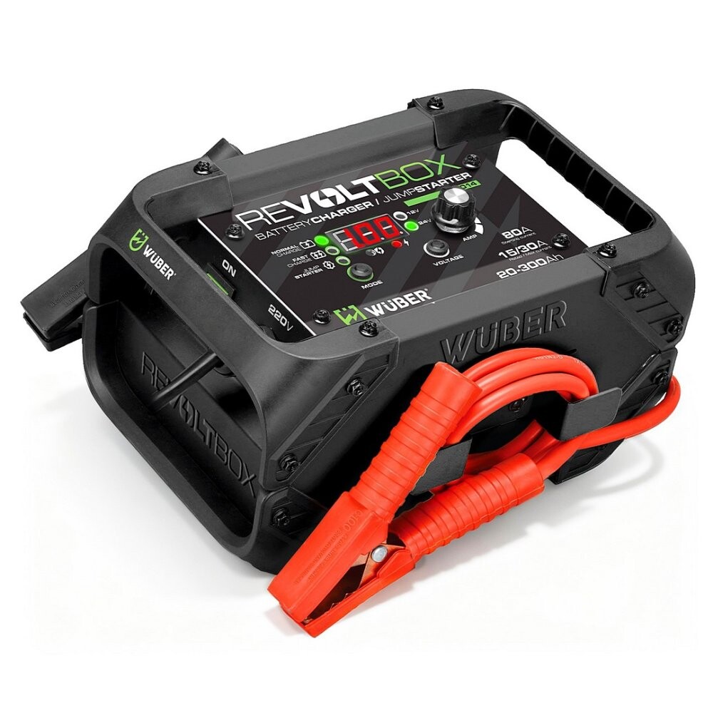 Mikroprocesorová nabíječka baterií se startem WUBER W14014, 12V/24V, 80A