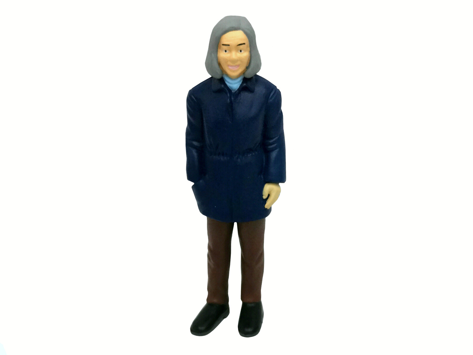 Figurka muž v bundě 12,6 cm