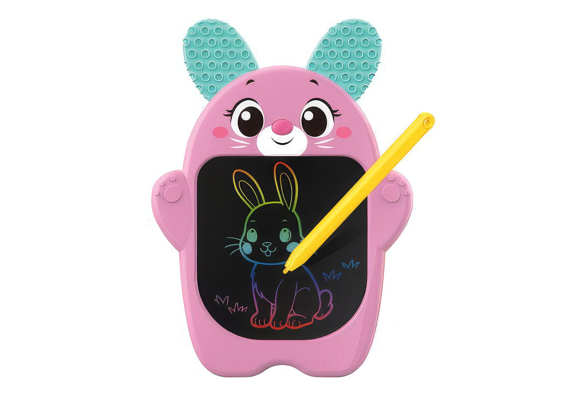 Kreslící LCD tabulka zajíček 18,9x13,7 cm