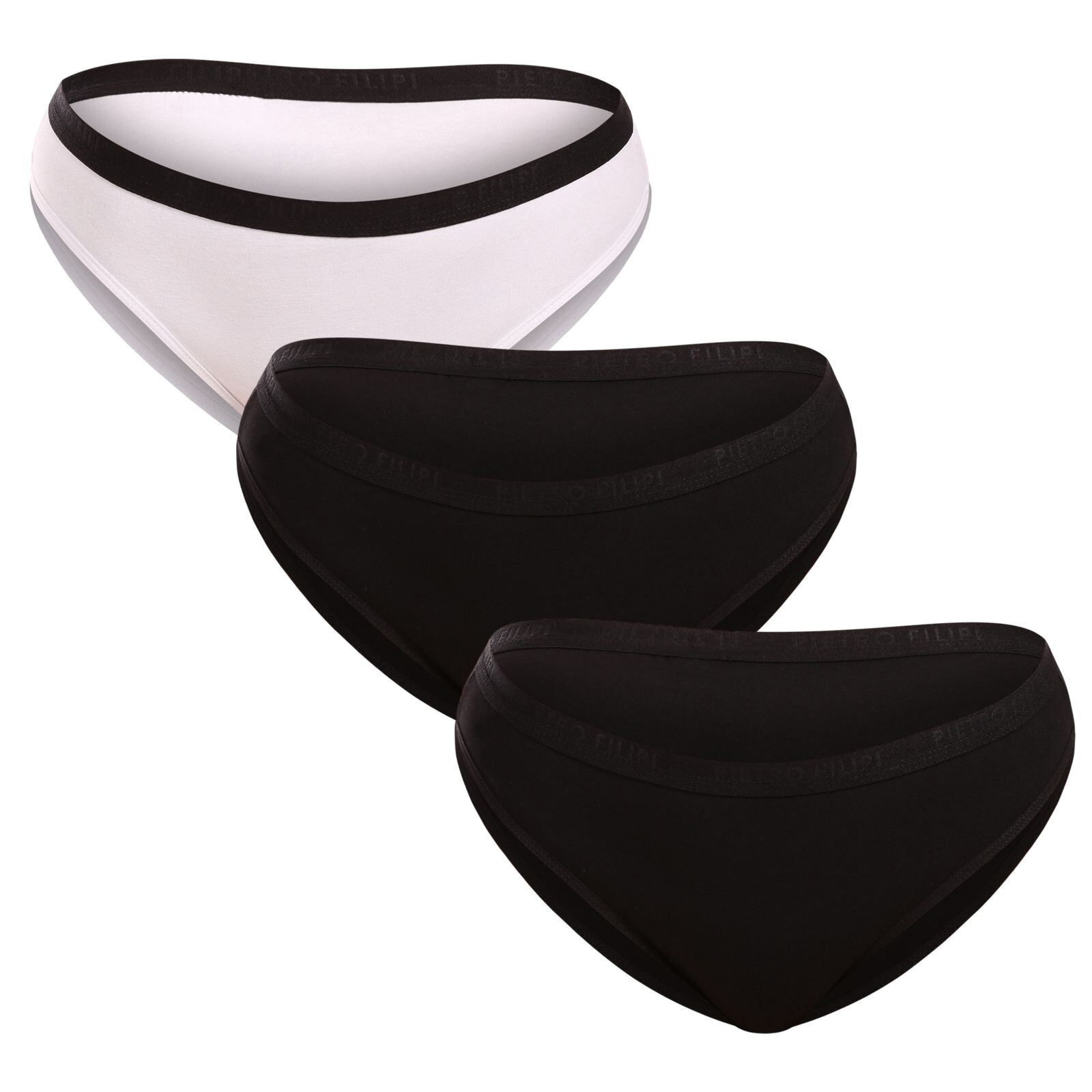 2. jakost 3PACK dámské kalhotky Pietro Filipi vícebarevné (3KB002/II) M