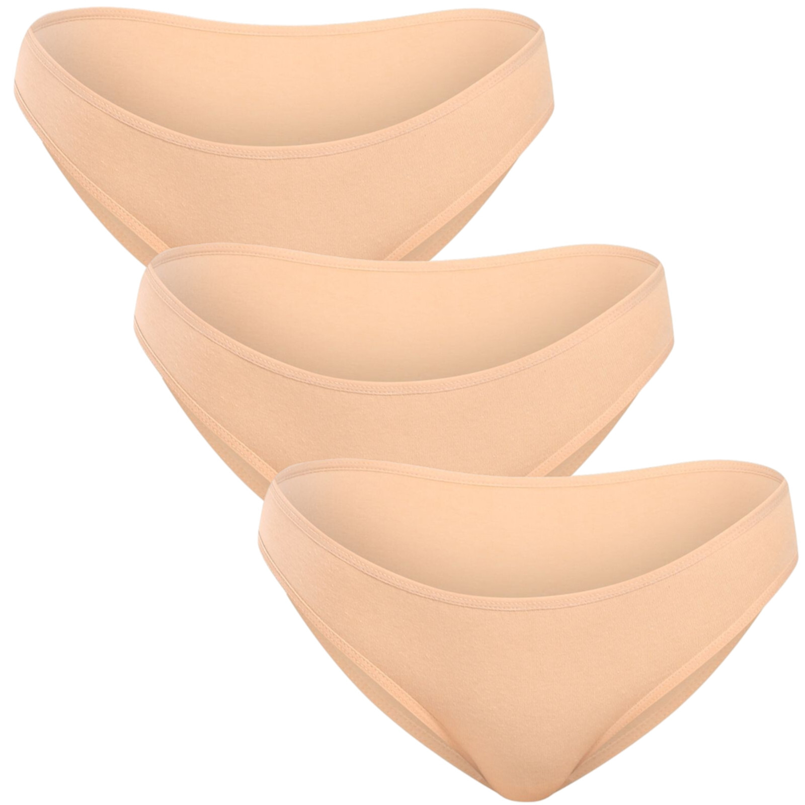 2. jakost 3PACK dámské kalhotky Nedeto béžové (3NK004-2/II) S