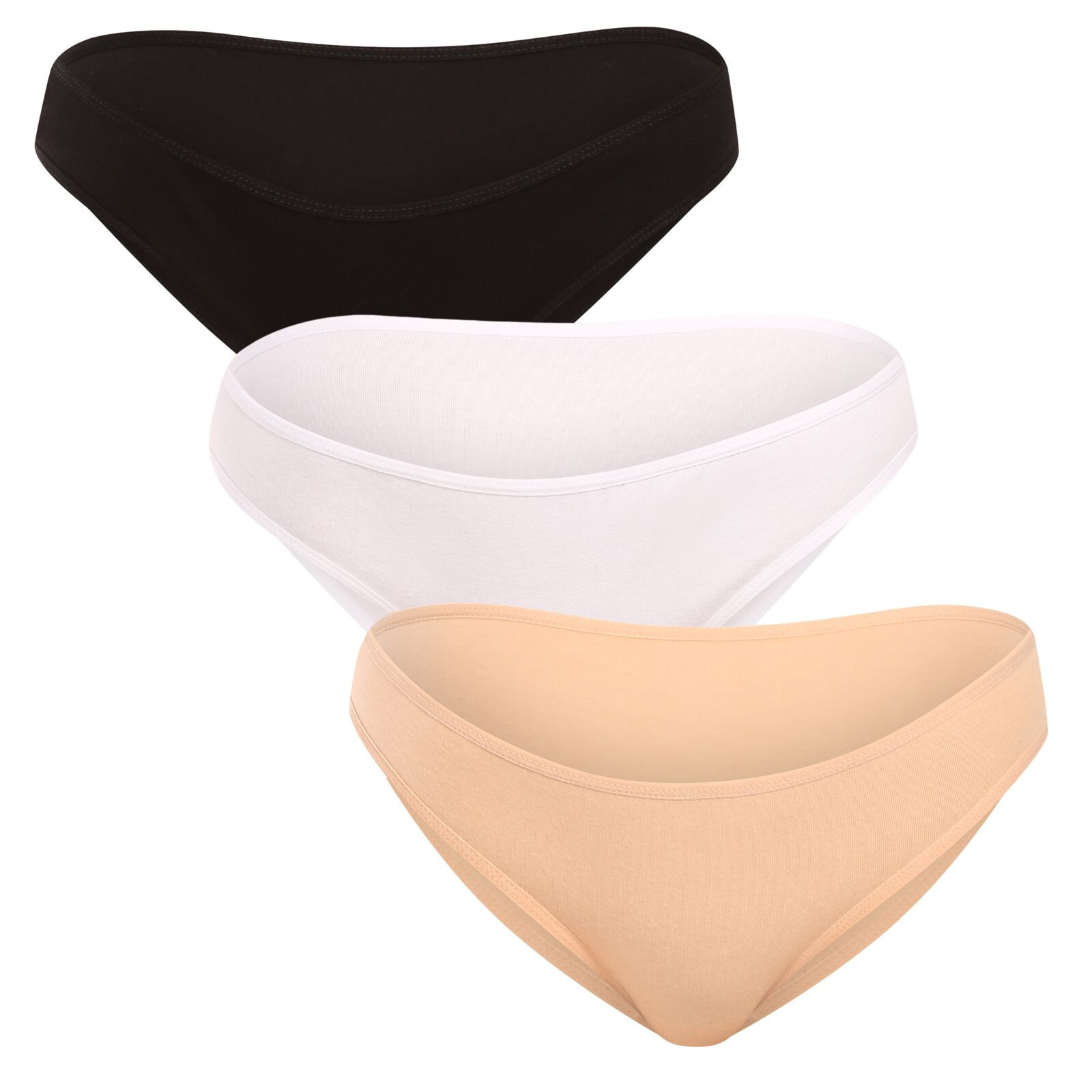 2. jakost 3PACK dámské kalhotky Nedeto vícebarevné (3NK004/II) M