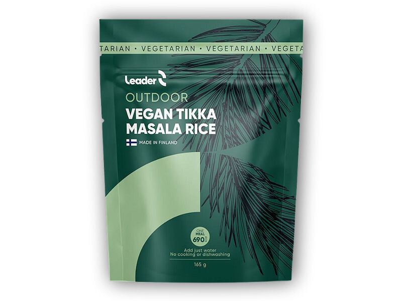 Leader Outdoor Vegan Tikka Masala 165g (Dehydrované kompletní jídlo)