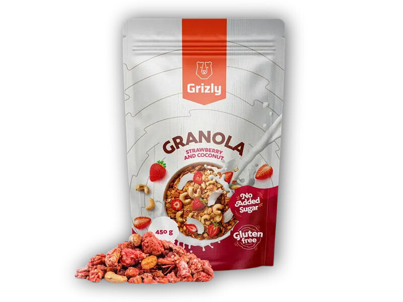 Grizly Granola jahodová 450g