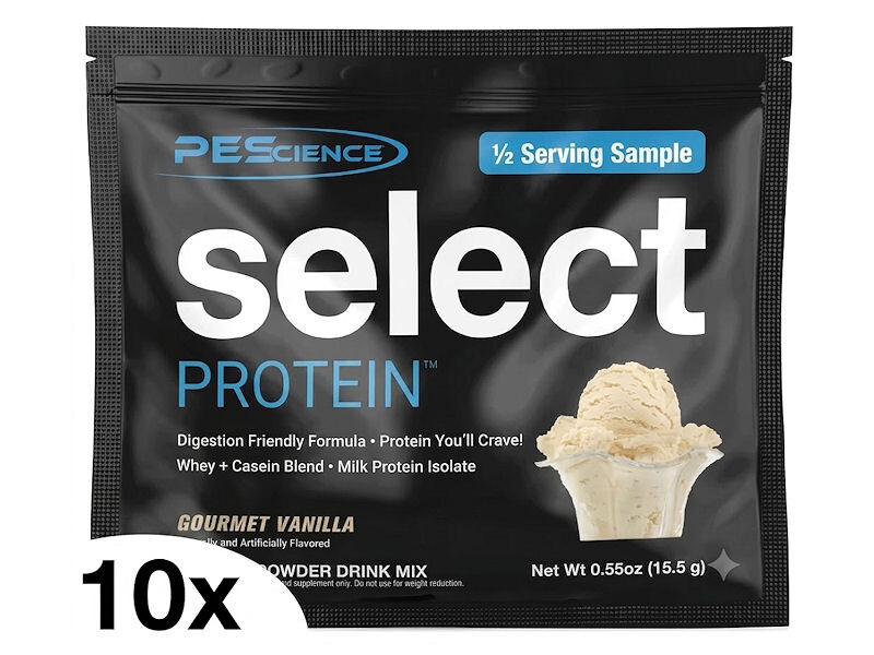 PEScience 10x Select Protein 15,5g - AKCE Varianta: gourmet vanilla