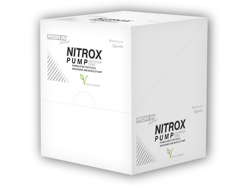PROM-IN 10x Nitrox Pump caffeine free CLEAN 23,5g Varianta: cola citron