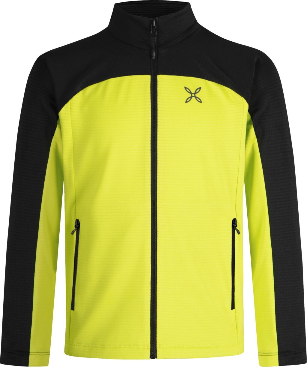 MONTURA Grid Light Maglia Kids, Verde Lime/Black (vzorek) velikost: 135