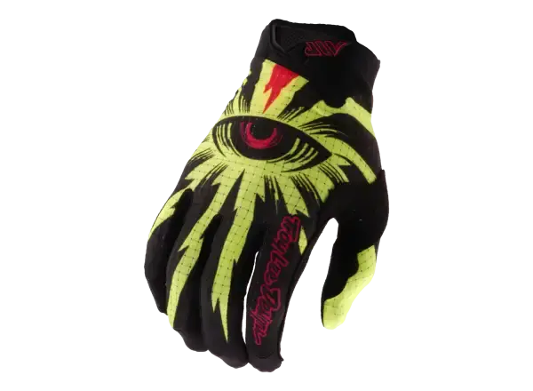 Troy Lee Designs Air Cyclops rukavice Black/Flo Yellow vel. XXL