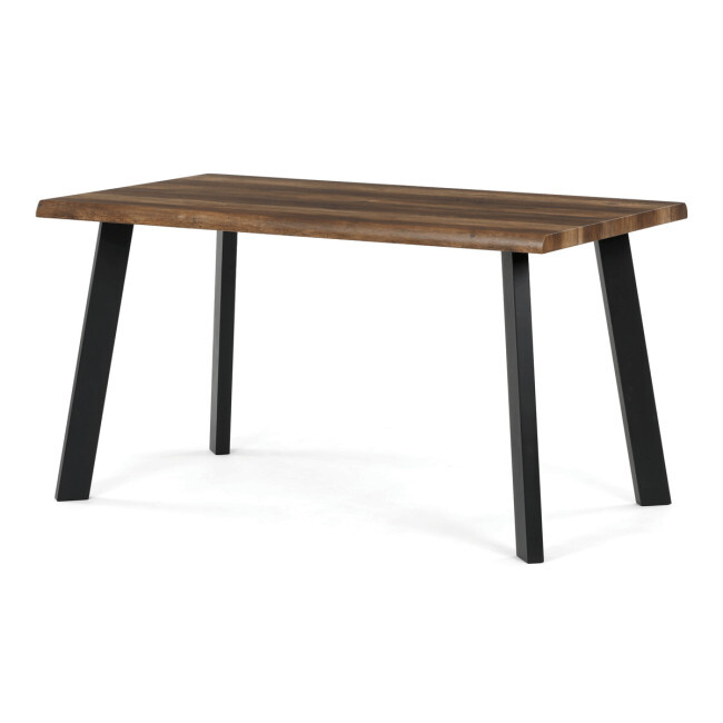 Jídelní stůl 80x140 cm HT-F4514 OLW staré dřevo