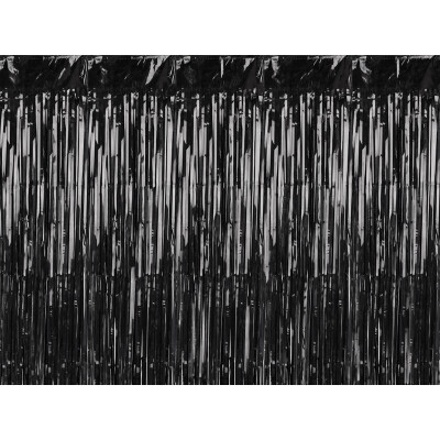 Dekorace Závěs černý 100x200cm