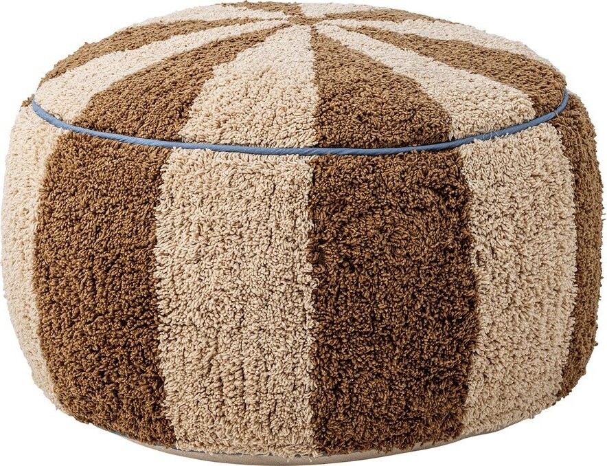 Hnědý/béžový dětský puf Charoline – Bloomingville Mini