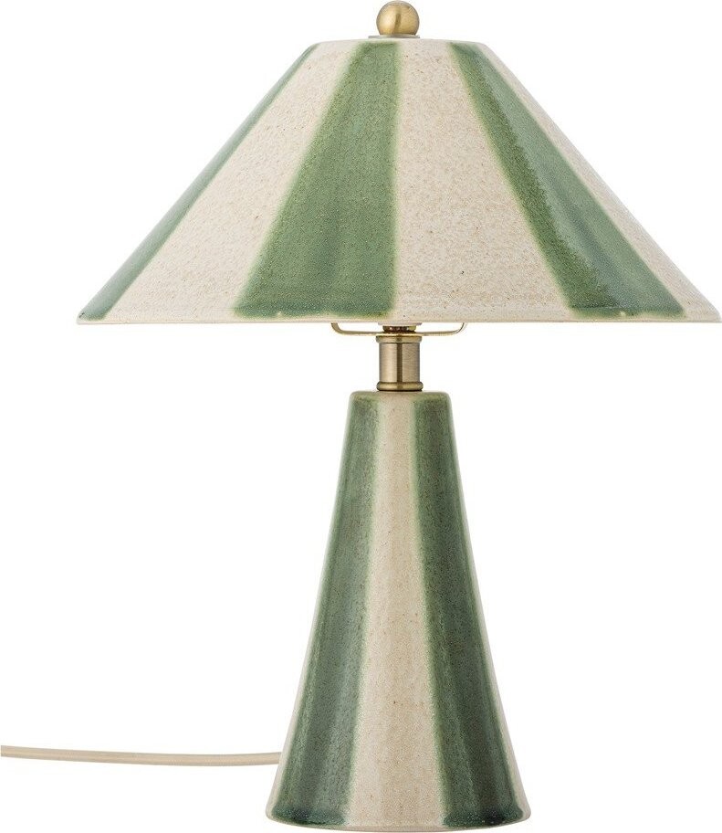 Keramická stolní lampa s keramickým stínidlem (výška 35 cm) Olive – Bloomingville