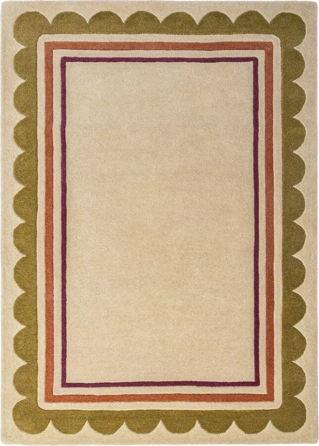 Ručně tkaný vlněný koberec v přírodní barvě 120x170 cm Lois – Flair Rugs