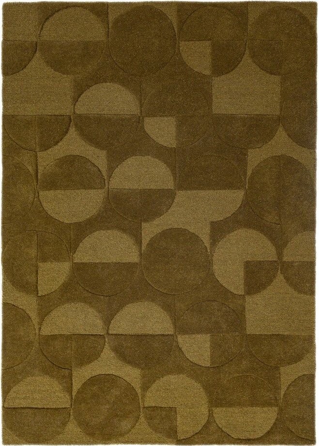 Tmavě zelený ručně tkaný vlněný koberec 160x230 cm Gigi – Flair Rugs
