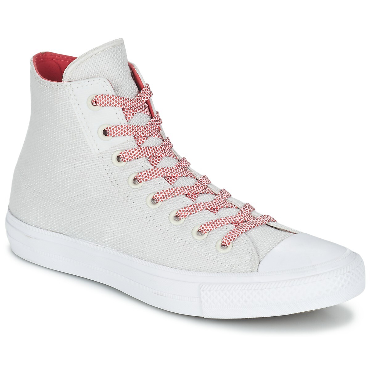 Converse  CHUCK TAYLOR ALL STAR II BASKETWEAVE FUSE HI  Bílá