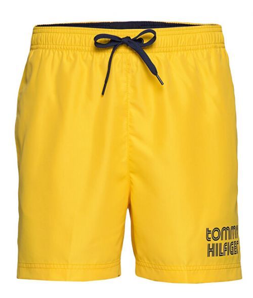 Šortkové plavky Tommy Hilfiger UM0UM01693 ZGT Barva: Žlutá, Velikost: M