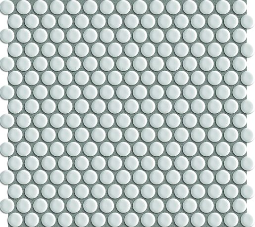 Premium Mosaic keramická mozaika kolečka bílá 29,4x31,5 cm MOS19WH