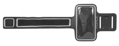 obal FORCE na mobil na ruku při sportování, černý