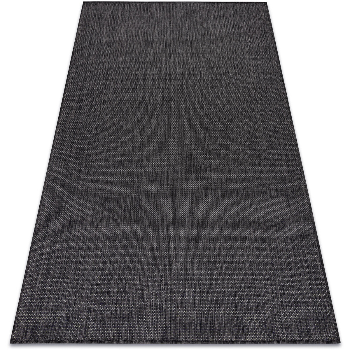 Rugsx  Koberec SISAL SION A5165A Melanž ploché tkaní 60x100 cm  Černá
