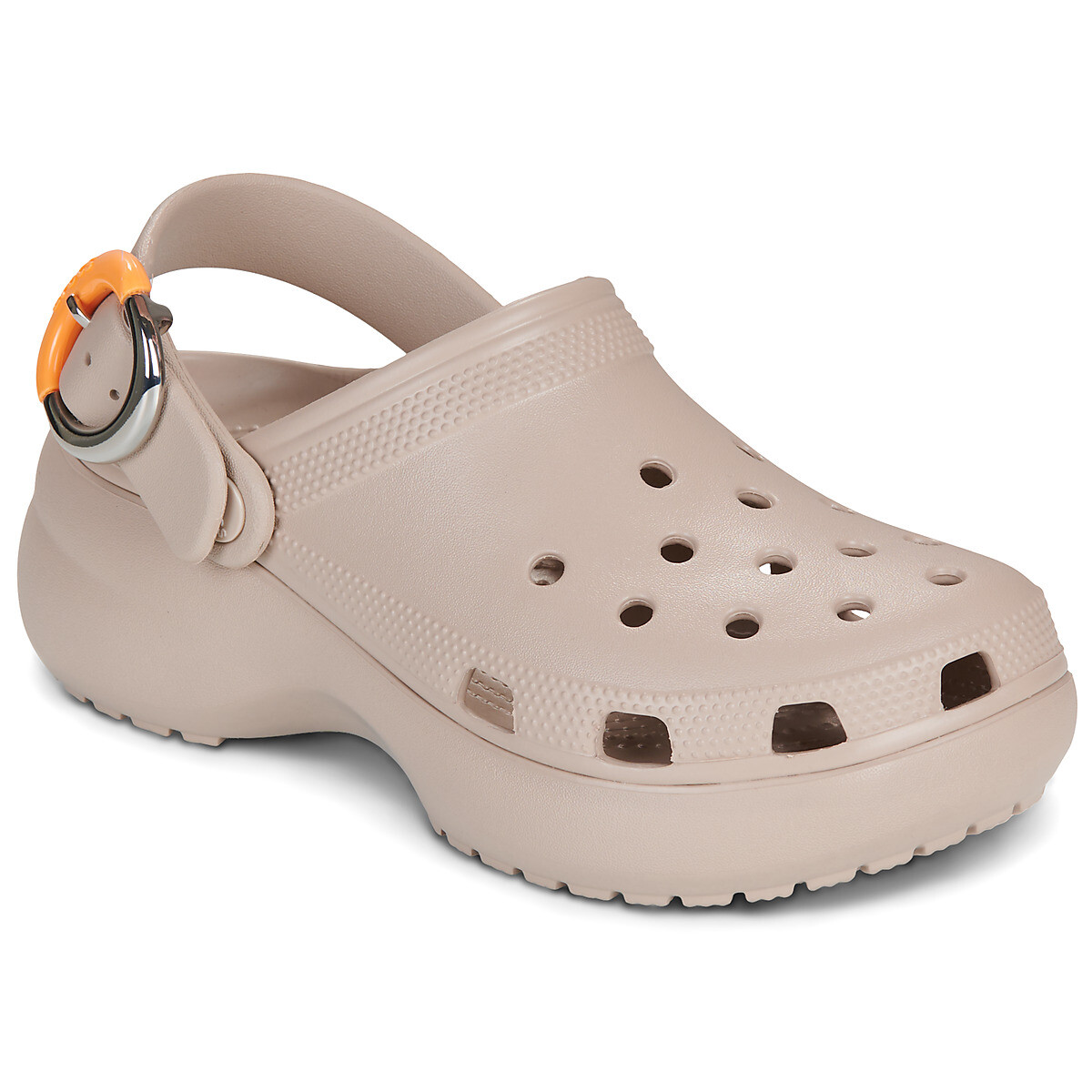 Crocs  Classic Platform Dipped Buckle Clg  Béžová