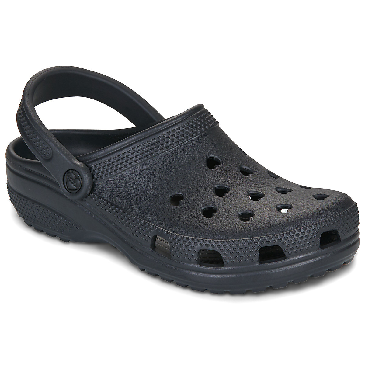 Crocs  Classic Hearts Cut Out Clog  Černá