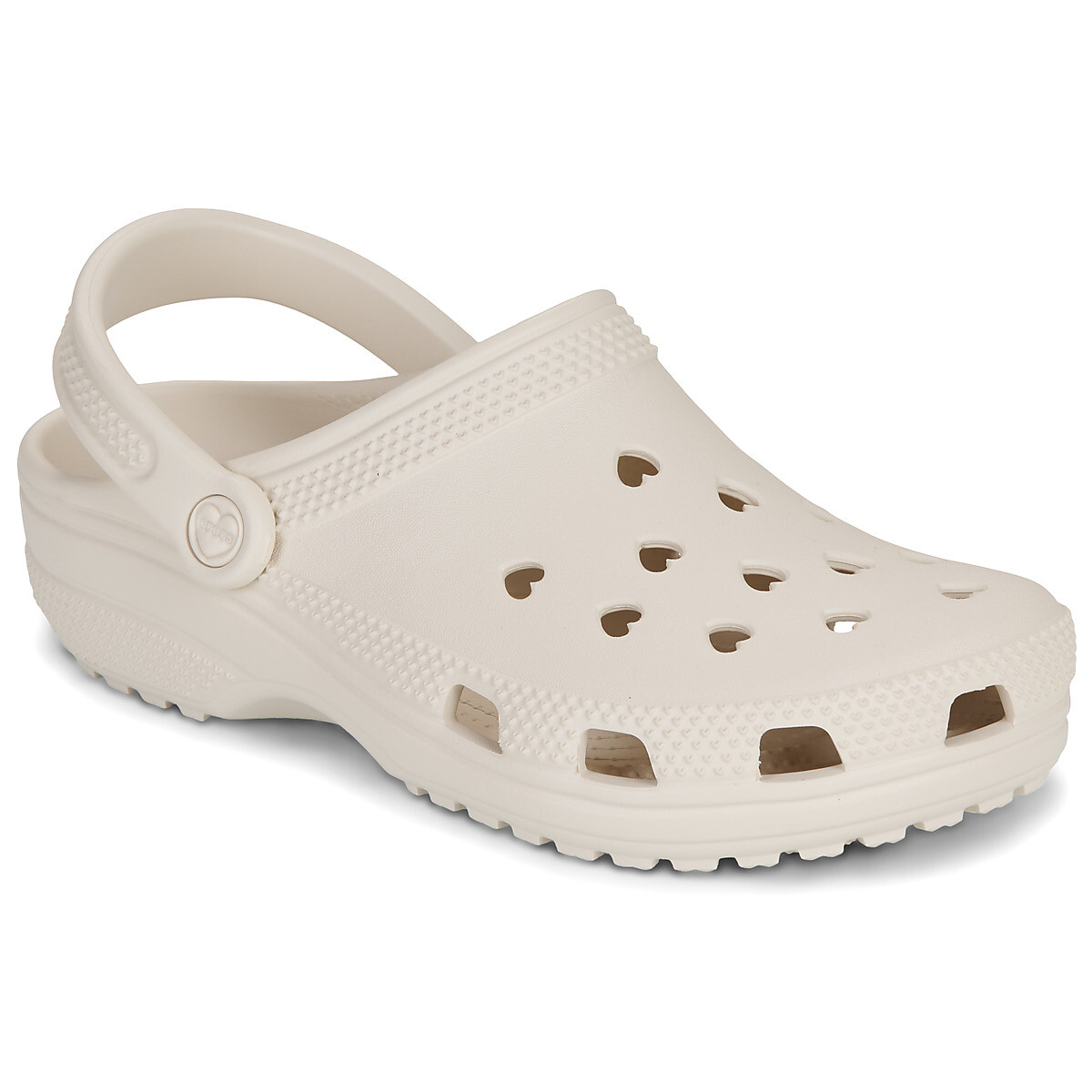 Crocs  Classic Hearts Cut Out Clog  Béžová