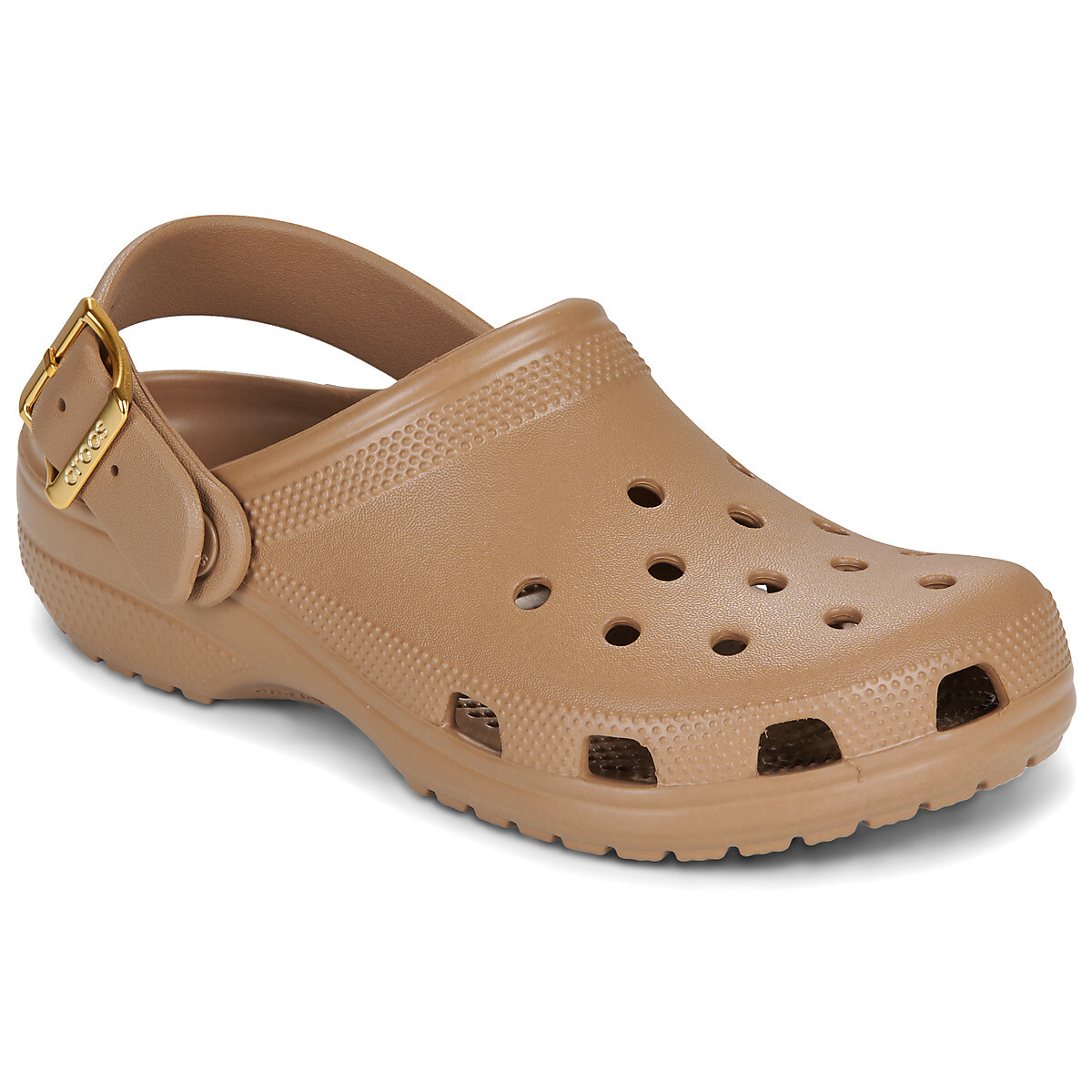Crocs  Classic Metallic Buckle Clog  Hnědá