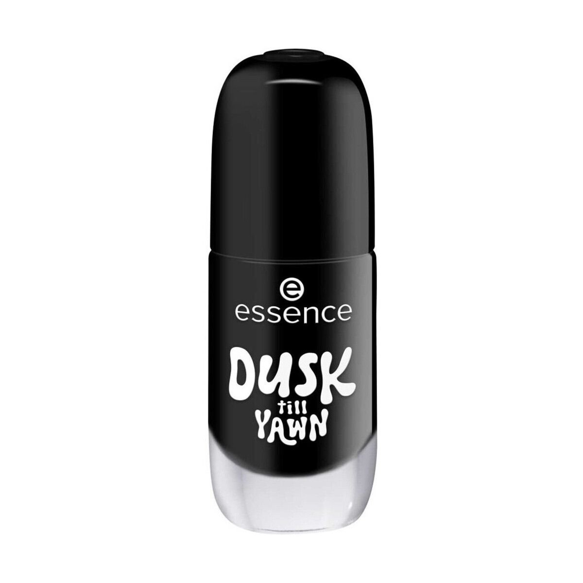 Essence  Gel Nail Polish - 45 DUSK till YAWN  Černá
