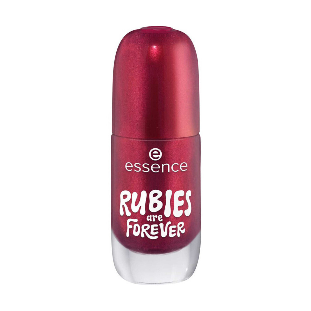 Essence  Gel Nail Polish - 26 RUBIES are FOREVER  Červená