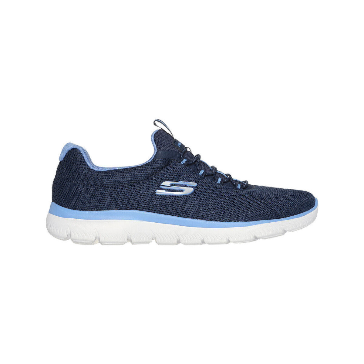 Skechers  Baskets  Summits maille géométrique  Tmavě modrá