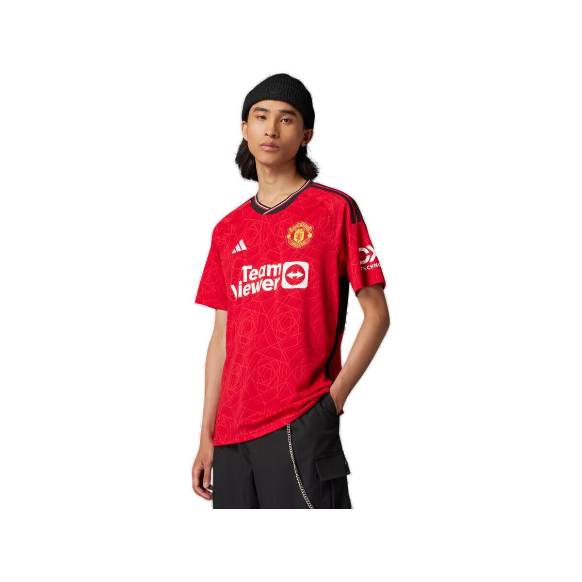adidas  T-shirt  Manchester United Home 23/24 synthétique  Červená
