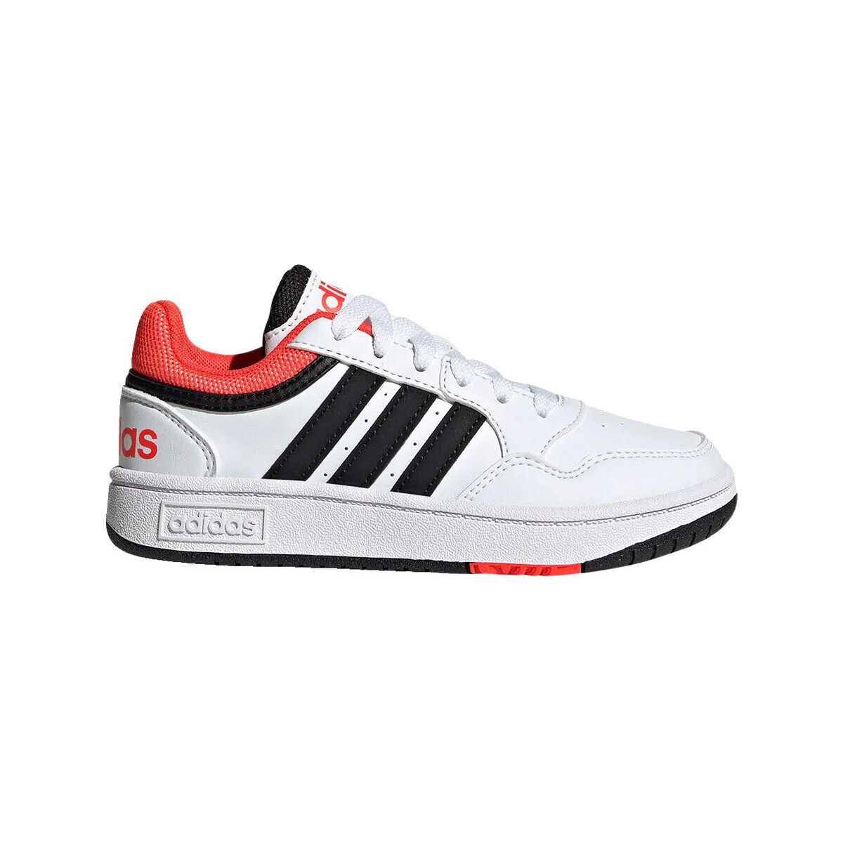 adidas  Baskets  Hoops 3.0 cuir  Bílá