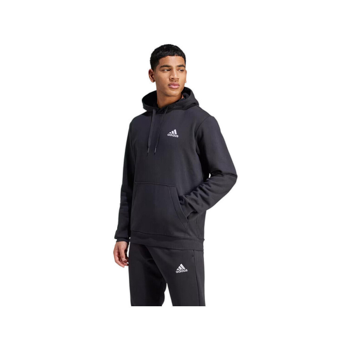 adidas  Sweats  Essentials Fleece coton  Černá