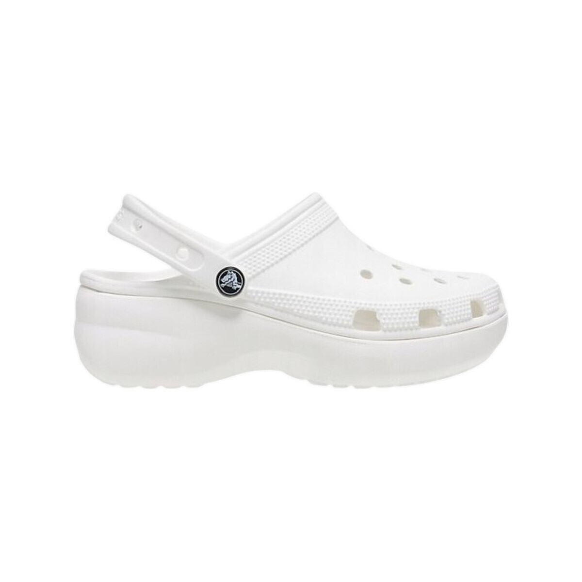 Crocs  Sabots  Classic Platform Clog semelle extérieure surélevée  Bílá