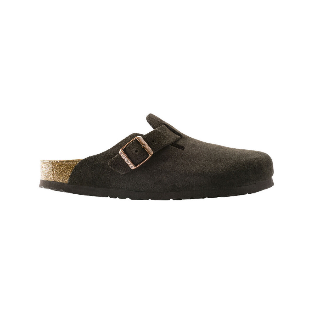 BIRKENSTOCK  Mocassins  Boston SFB daim  Hnědá