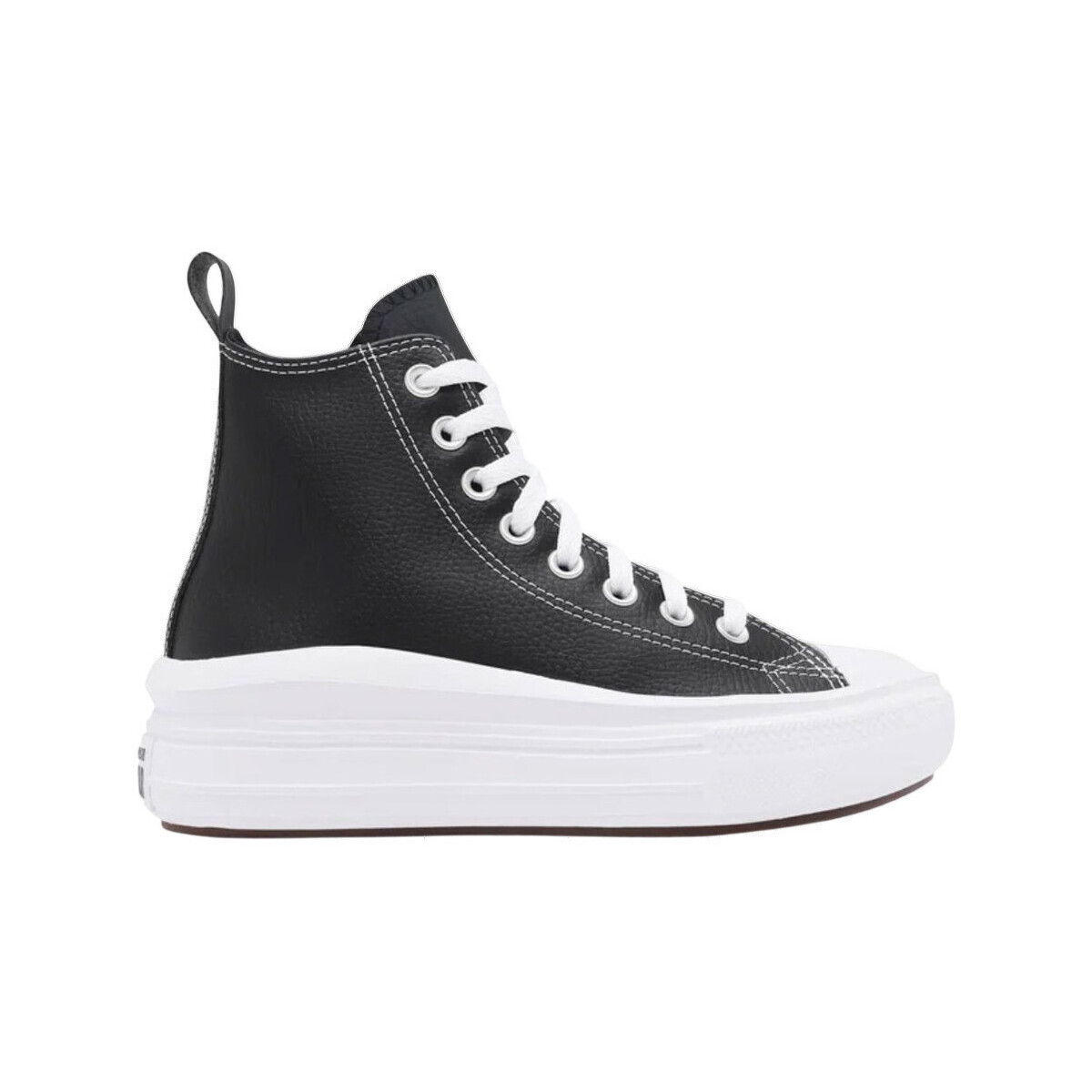Converse  Baskets  Chuck Taylor All Star cuir  Černá