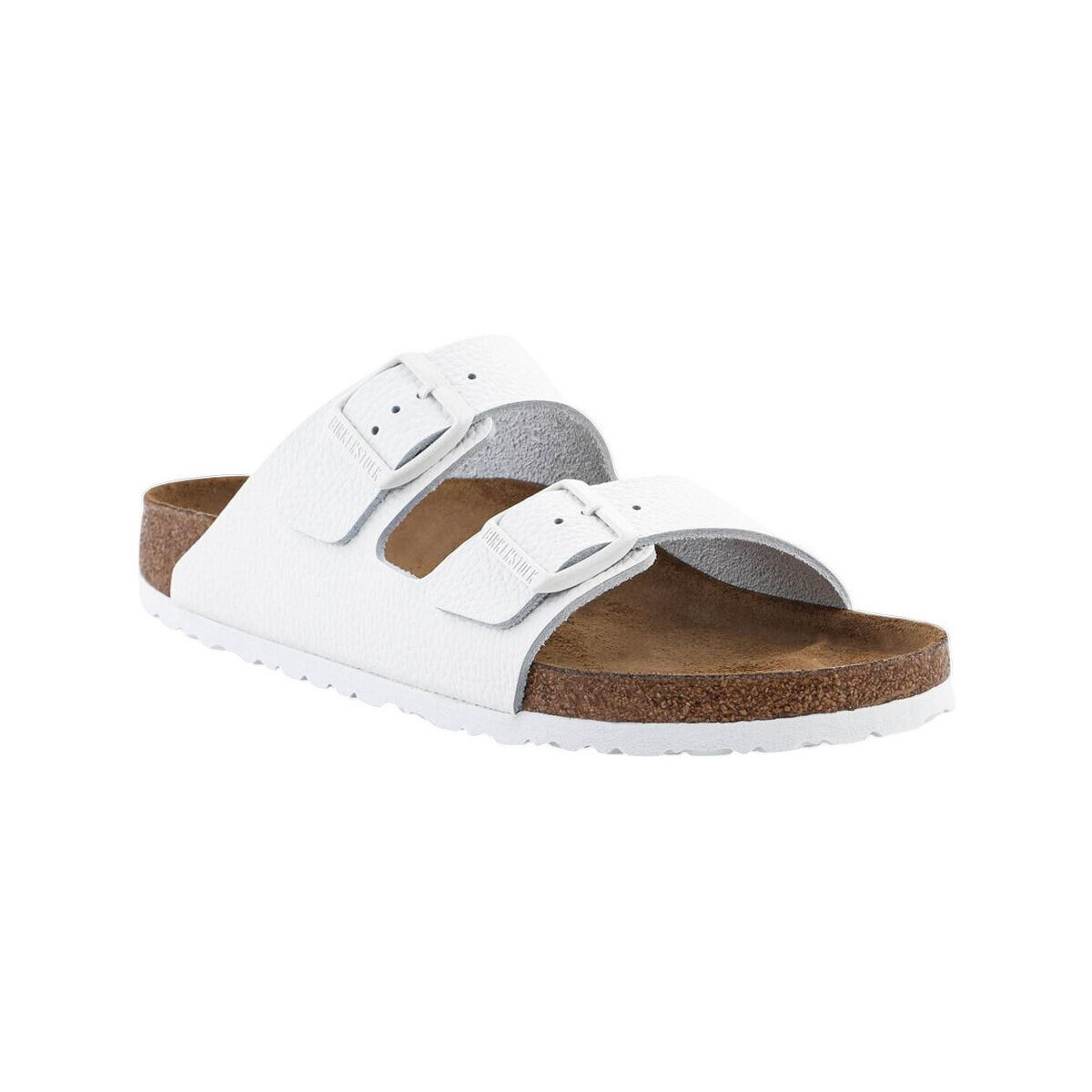 BIRKENSTOCK  Sandales  Arizona cuir  Bílá
