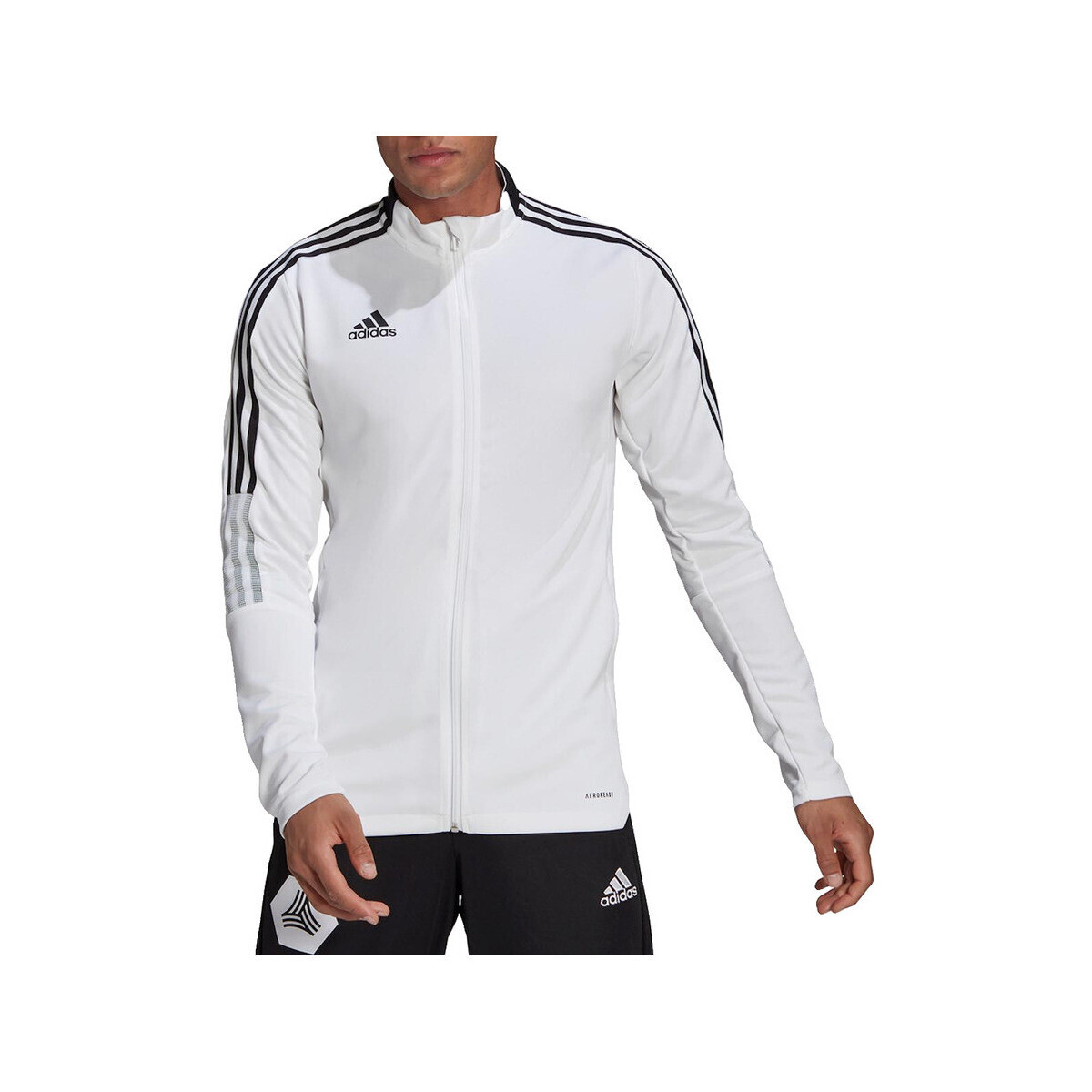 adidas  Sweatshirt  Tiro 21 Track polyester  Bílá