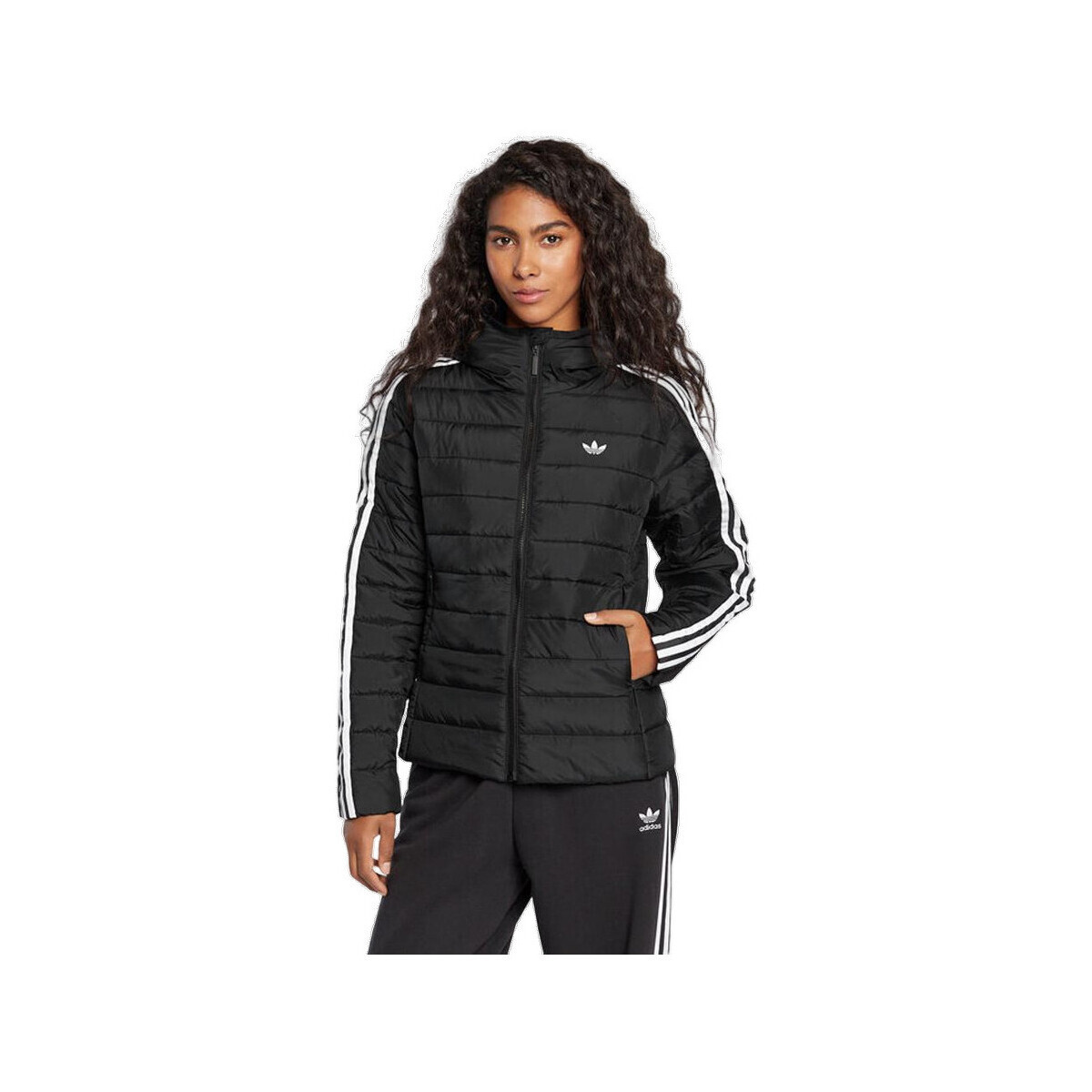 adidas  Doudoune  Slim Premium synthétique  Černá