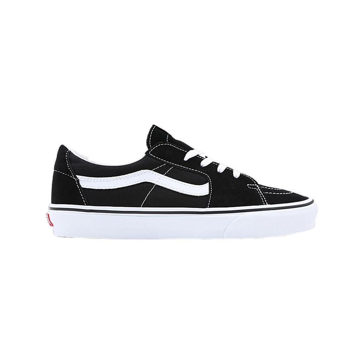Vans  Baskets  Sk8-Low toile et daim  Černá