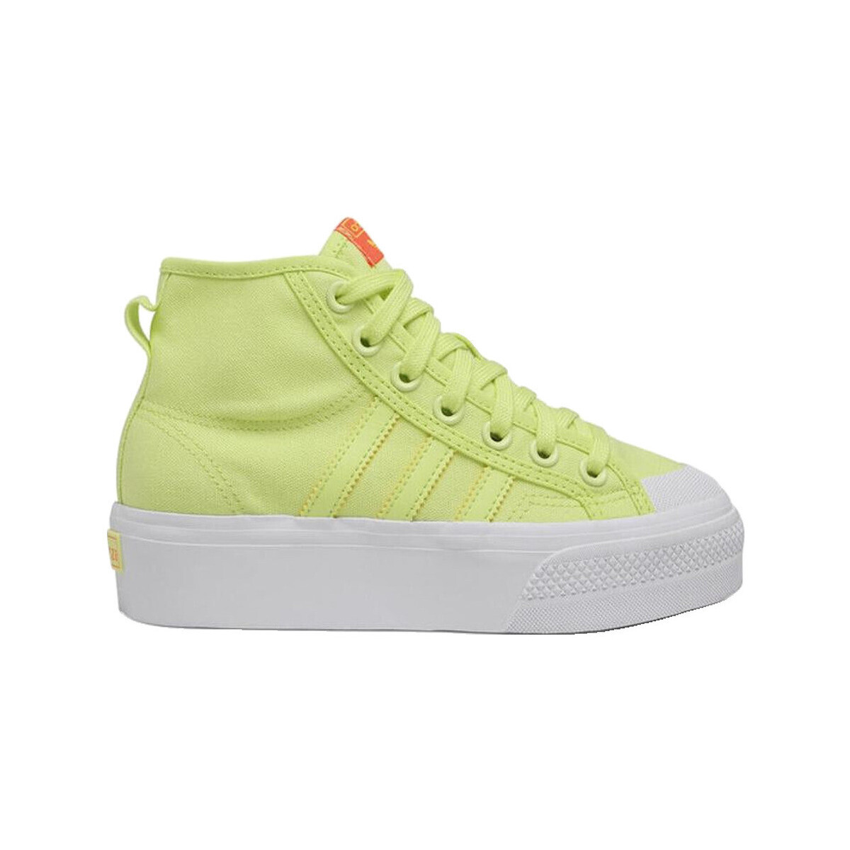 adidas  Baskets  Nizza Platform Mid textile  Žlutá