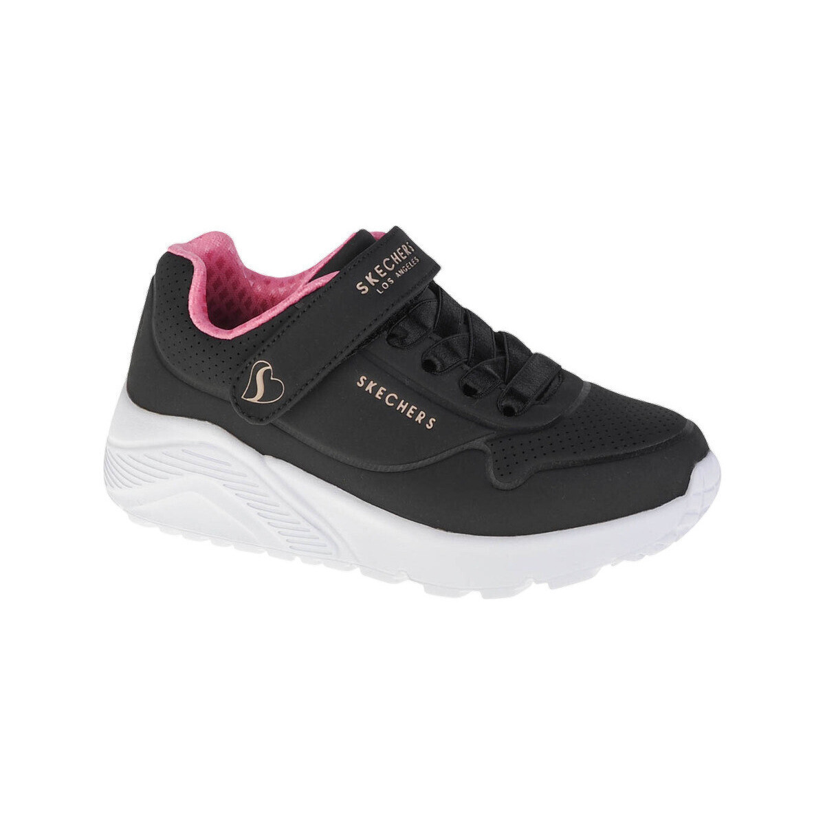 Skechers  Baskets  Uno Lite noir / rose gold  Černá