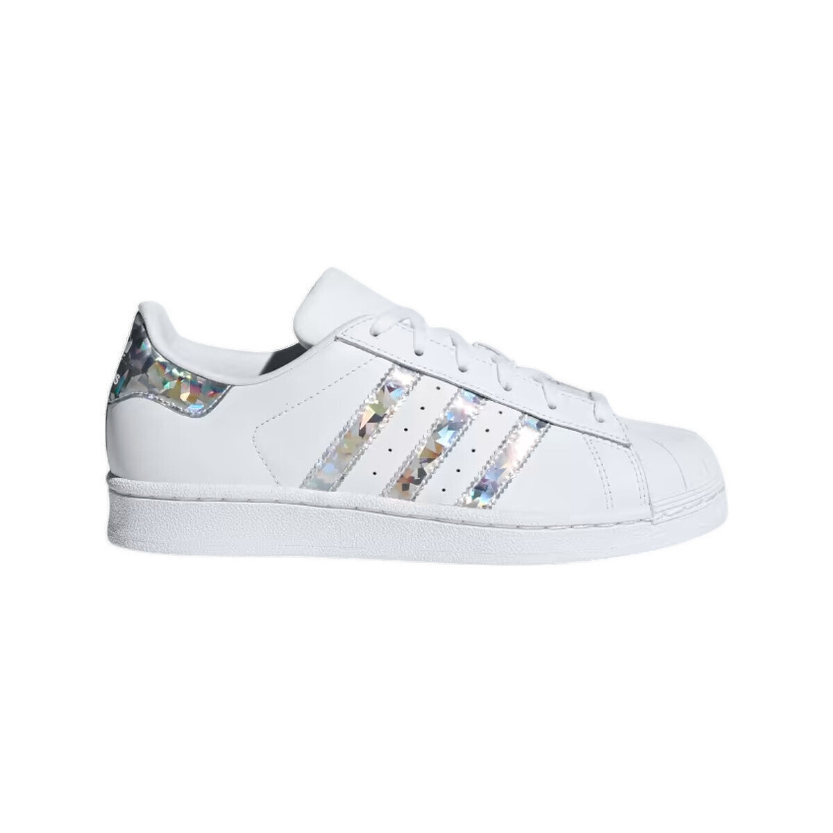 adidas  Baskets  Superstar Junior cuir  Bílá
