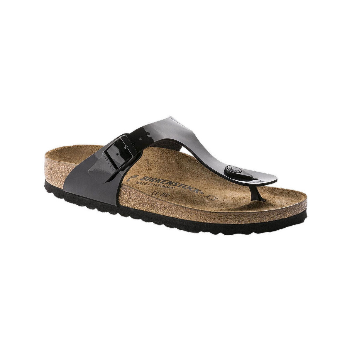BIRKENSTOCK  Sandales  Gizeh Bf Patent synthétique  Černá