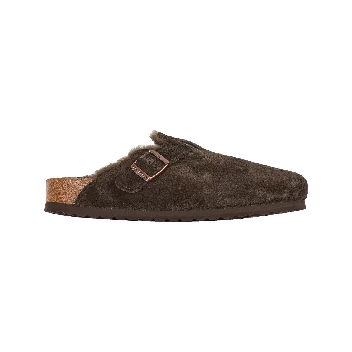 BIRKENSTOCK  Mocassins  Boston VL Shearling laine  Hnědá