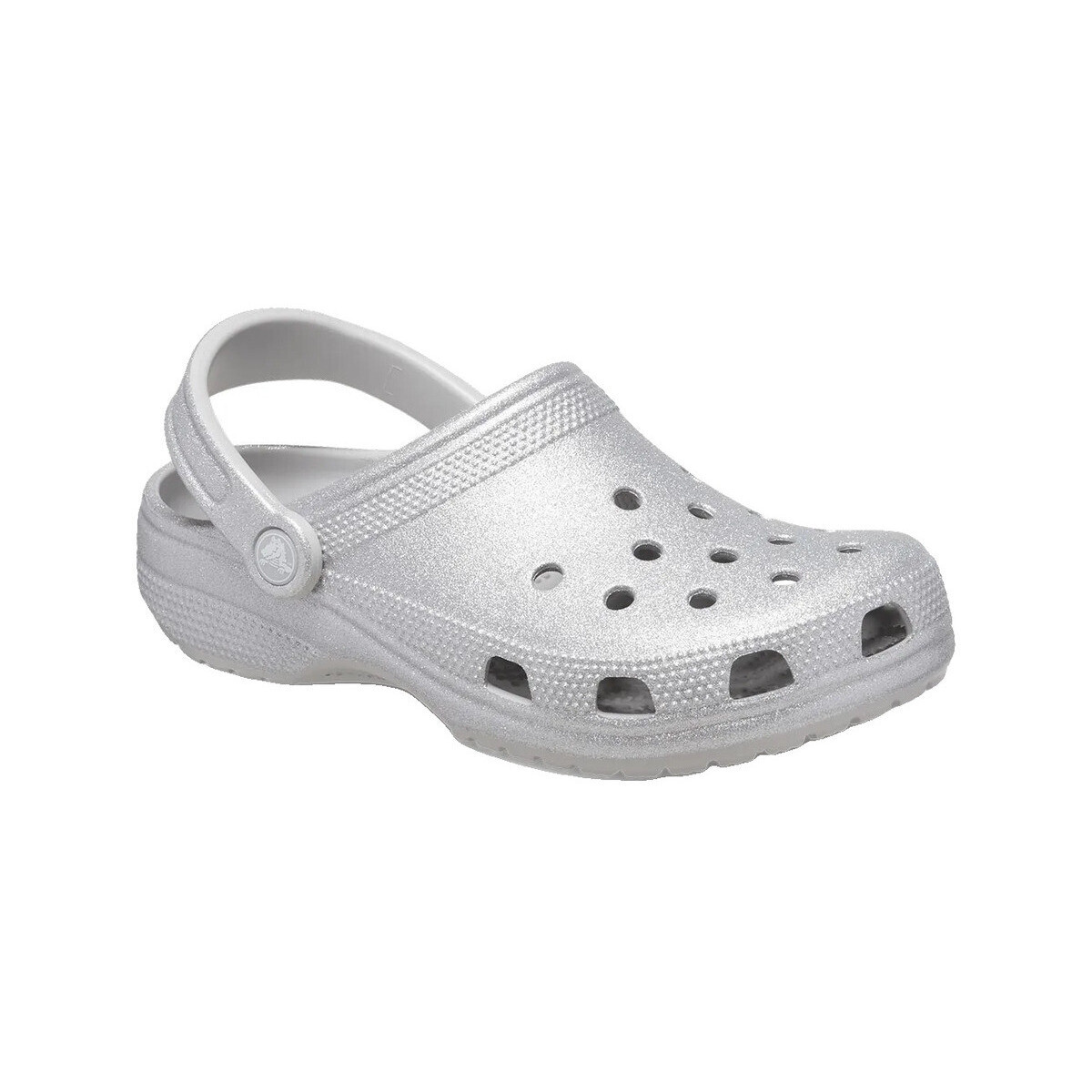 Crocs  Sabots  Classic Glitter Clog finition scintillante  Stříbrná