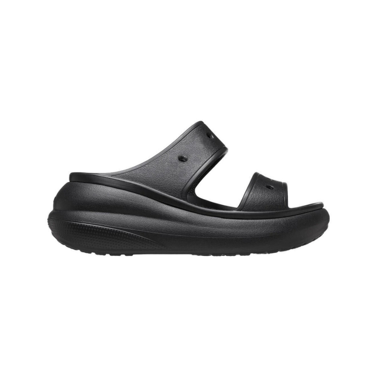 Crocs  Sandales  Classic Crush noir  Černá