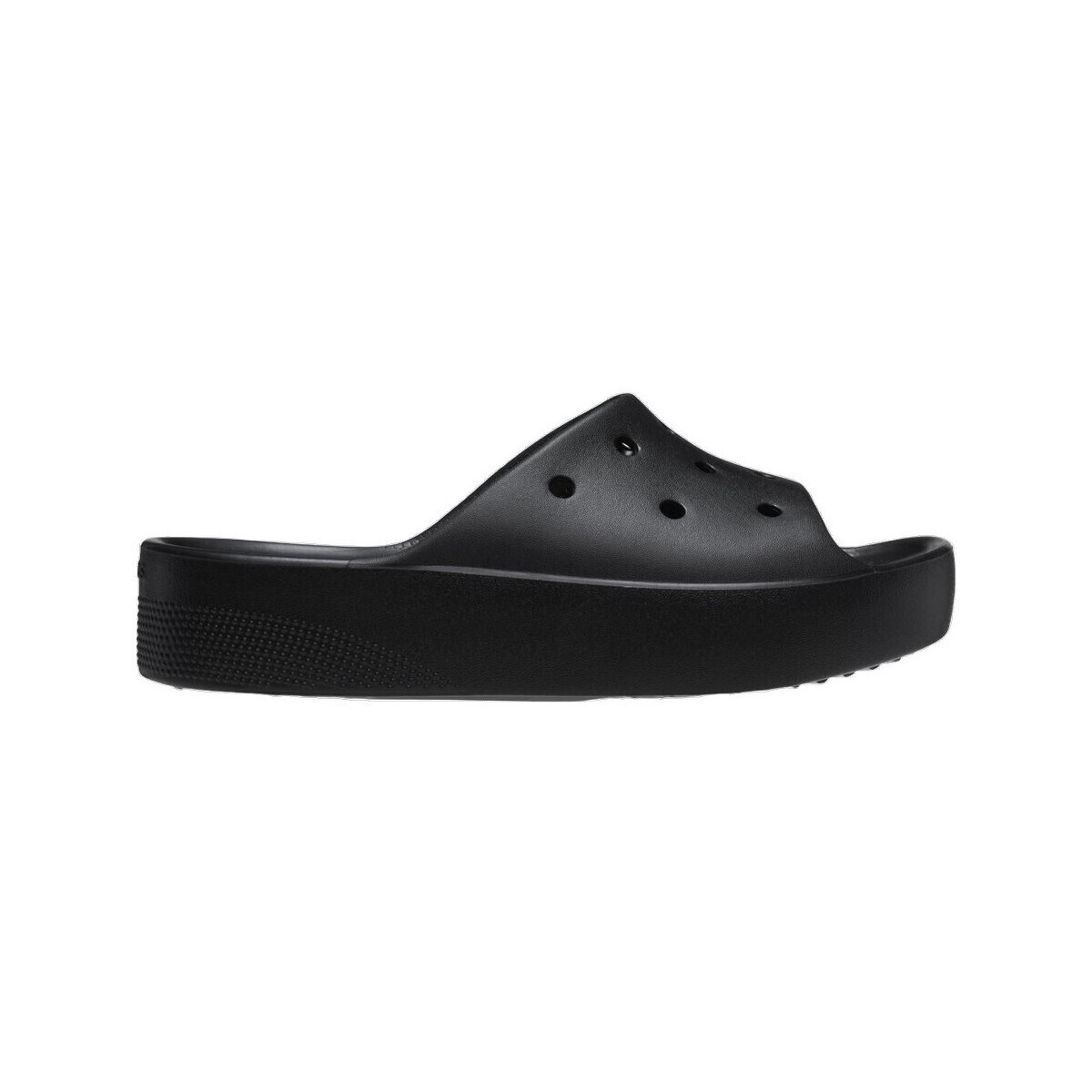 Crocs  Sandales  Classic Platform Slide caoutchouc  Černá